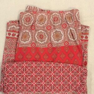 Chicos pull on wide leg printed pants